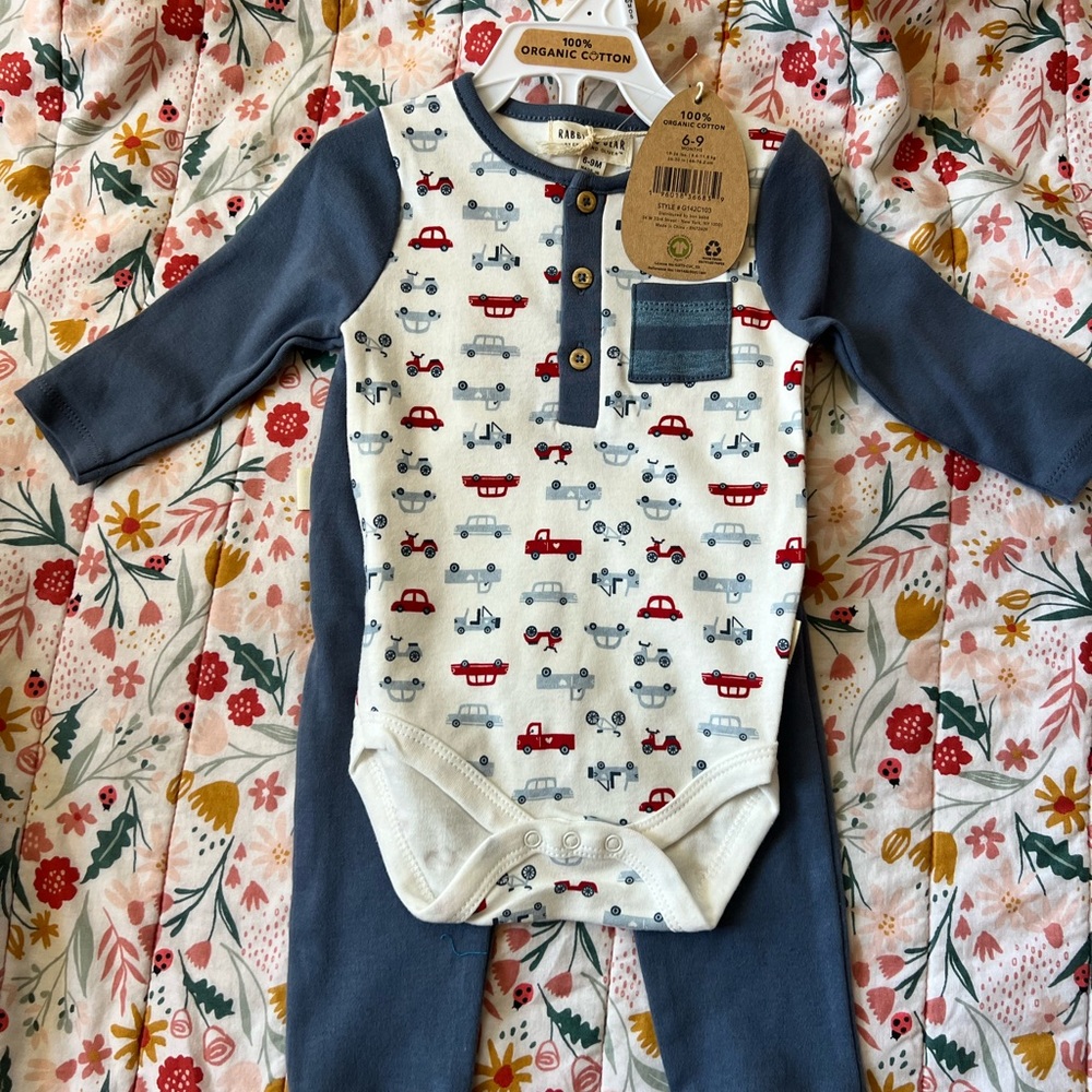 Organic cotton . 6-9 Months